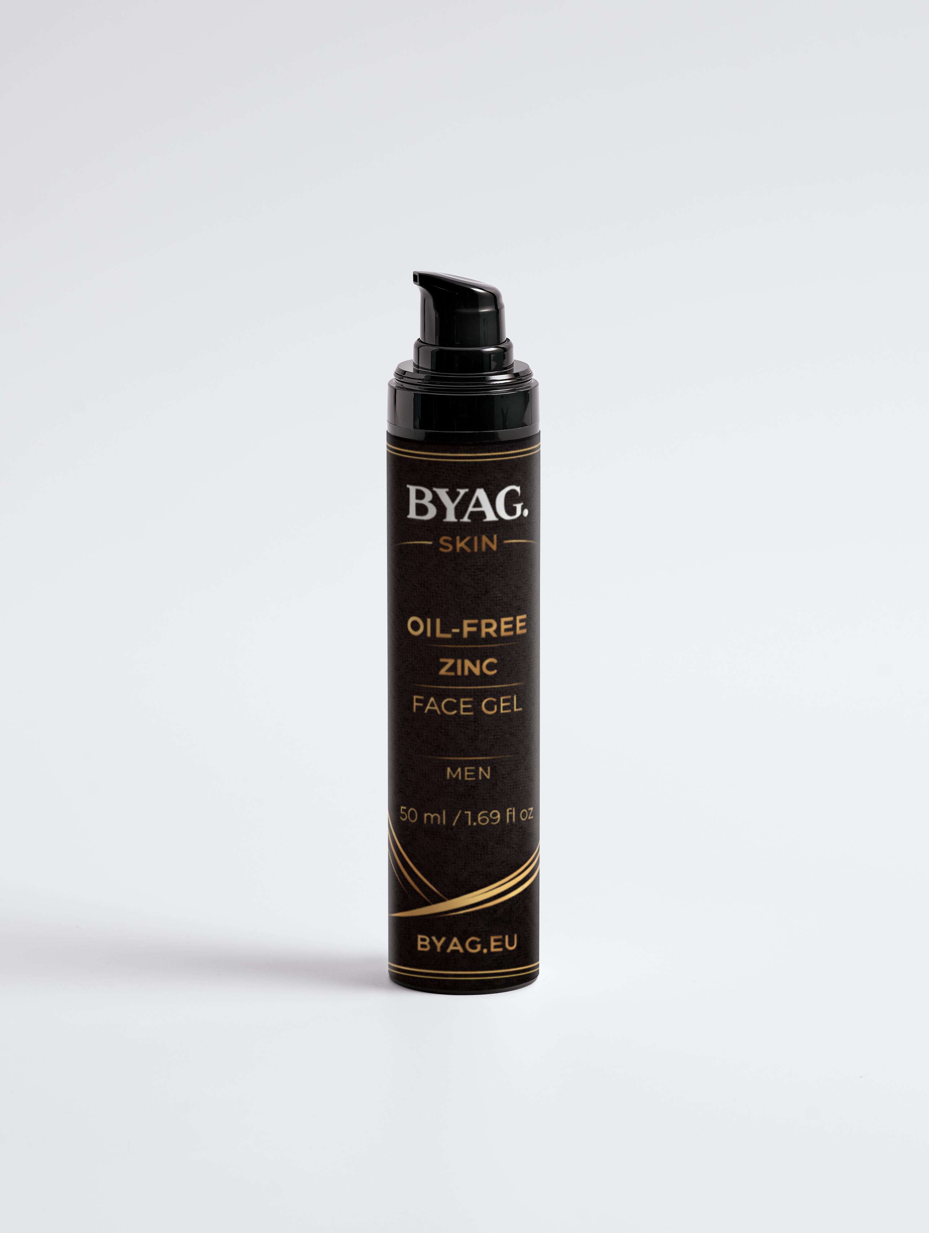 BYAG. Herren Ölfreies Zink-Gesichtsgel – Produktansicht 3