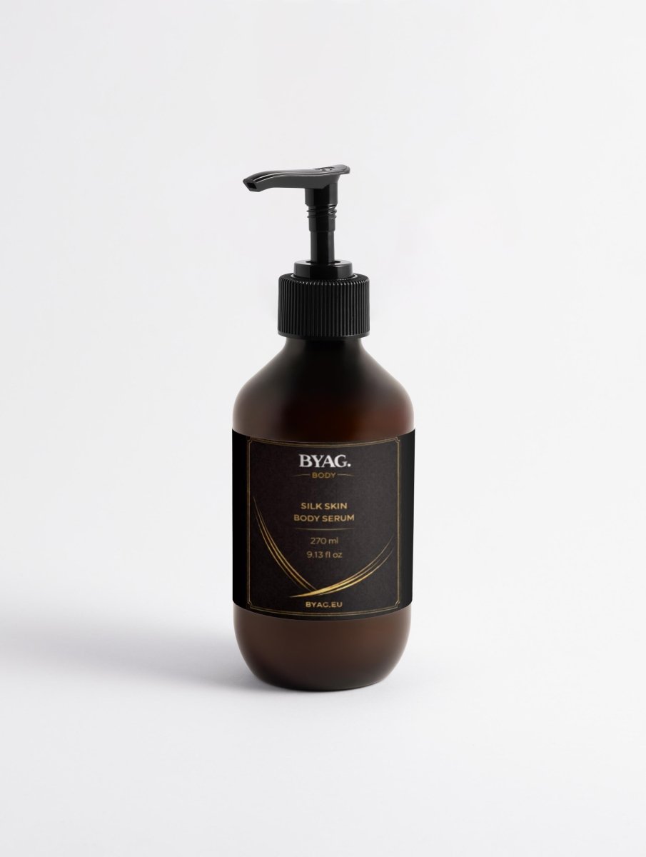 BYAG Silk Skin Body Serum Woody Amber Leather