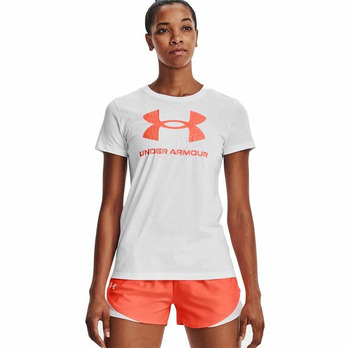 Under Armour Damen Kurzarm T-Shirt Sportstyle Weiß - BYAG.T-ShirtUnder ArmourBYAG.S6448595Under Armour Damen Kurzarm T-Shirt Sportstyle Weiß – XSXS
