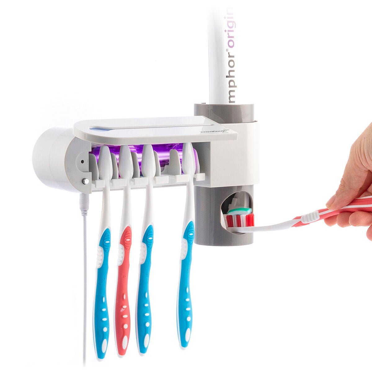 UV Toothbrush Steriliser with Stand and Toothpaste Dispenser Smiluv InnovaGoods - BYAG.Home and cooking, BathInnovaGoodsBYAG.V01031988435527817367V16H6E3AA5240CA867299FB2985A39F9C82BR5276108P6