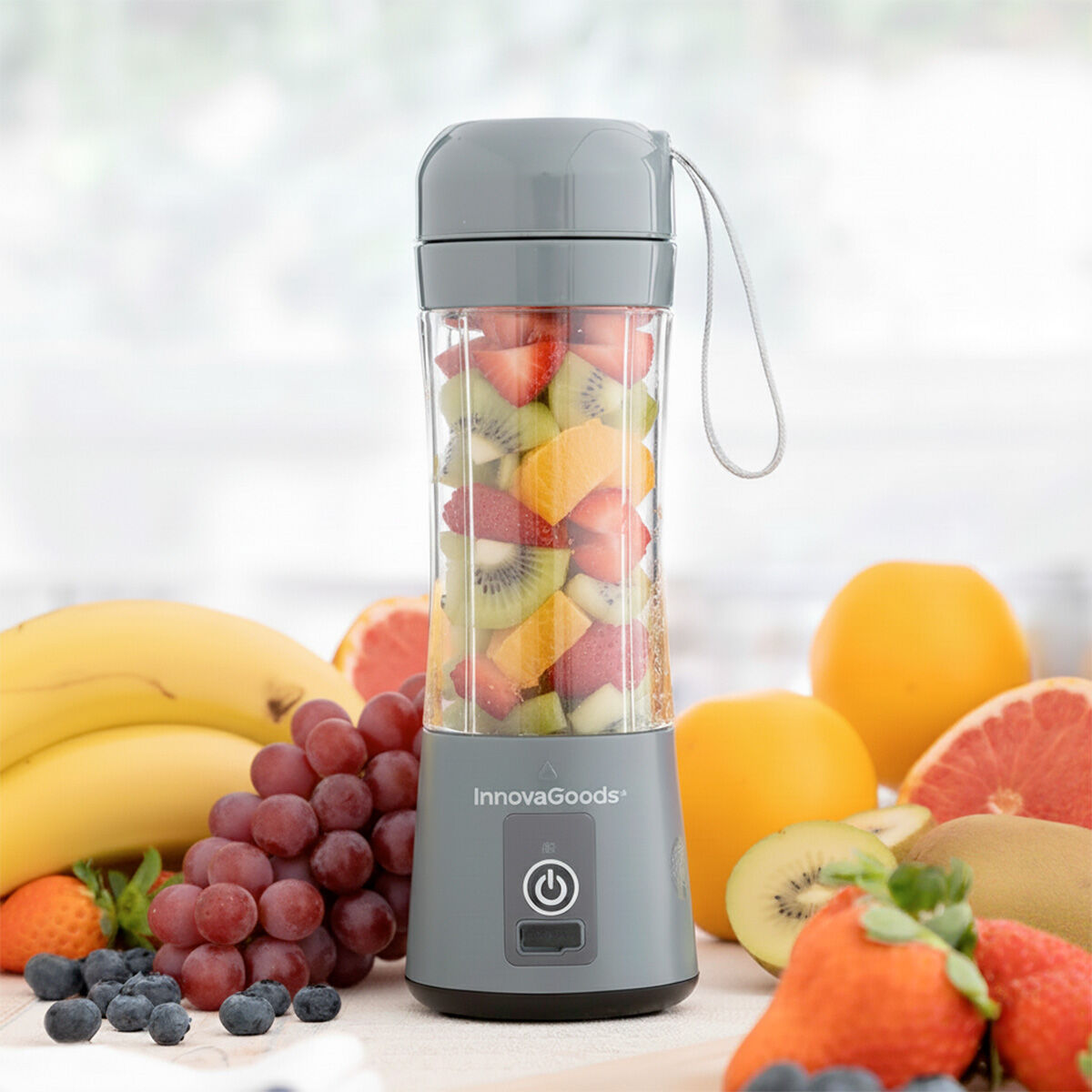 Tragbar Wiederaufladbar Cup Blender Shakuit InnovaGoods – Produktbild 1