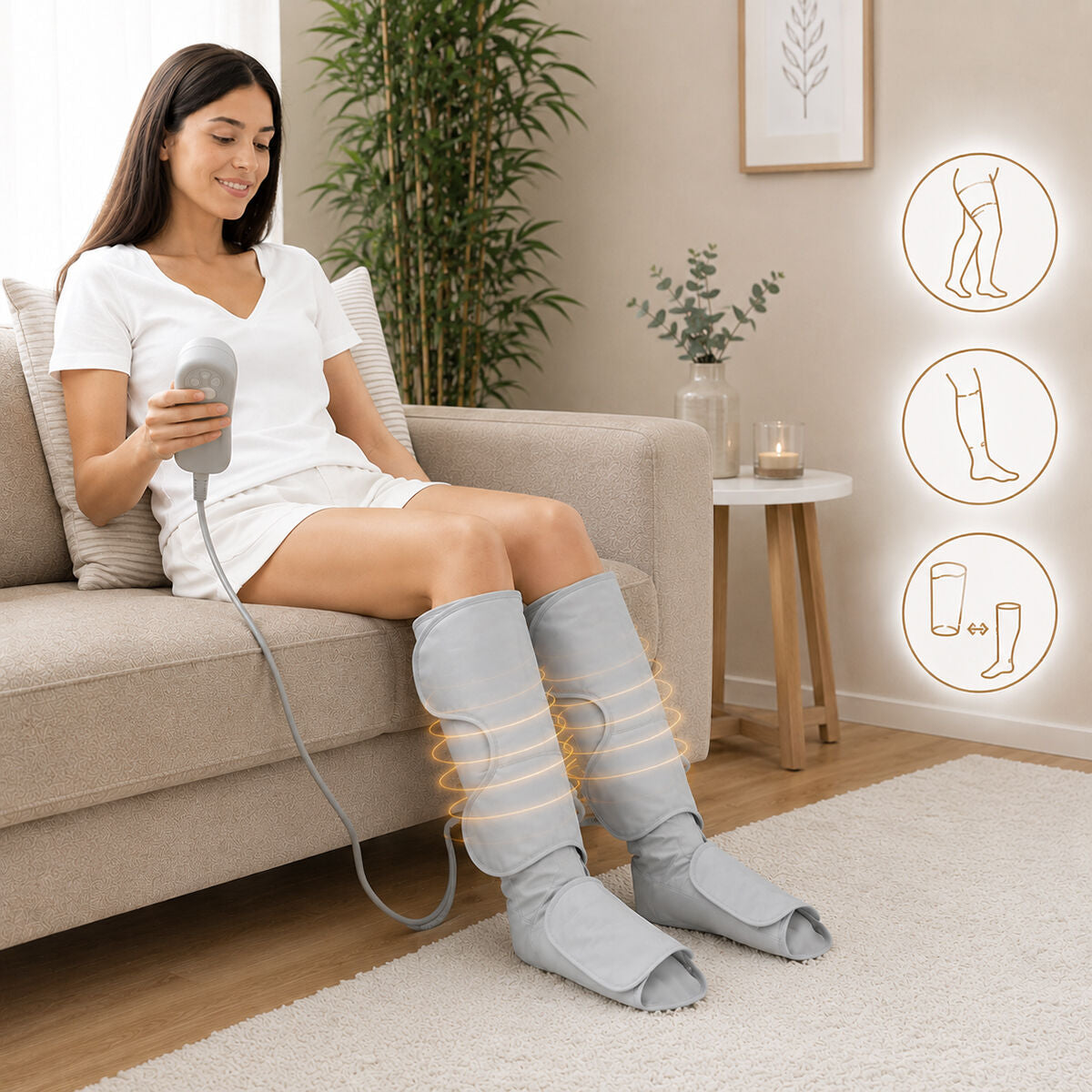 InnovaGoods Air Compression Leg Massagegerät Maspres – Produktansicht 3