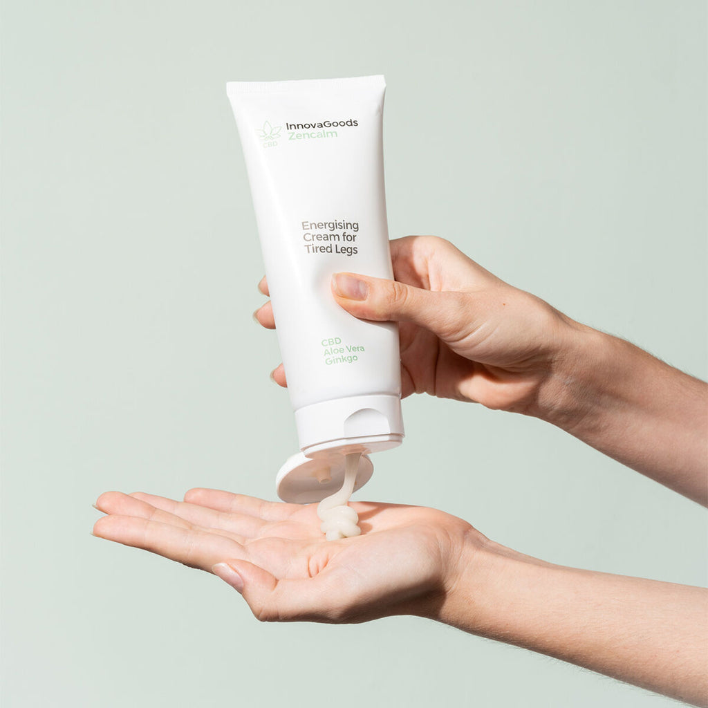 InnovaGoods Energising Creme für Tired Legs CBD Zencalm 200 ml – Produktansicht 4