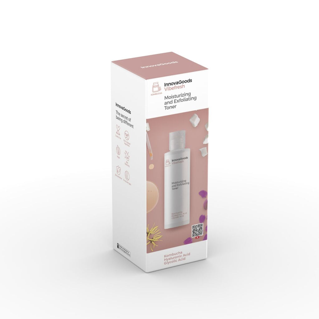 InnovaGoods Feuchtigkeitsspendender Peeling-Gesichtstoner Kombucha Vibefresh 150 ml – Produktansicht 8