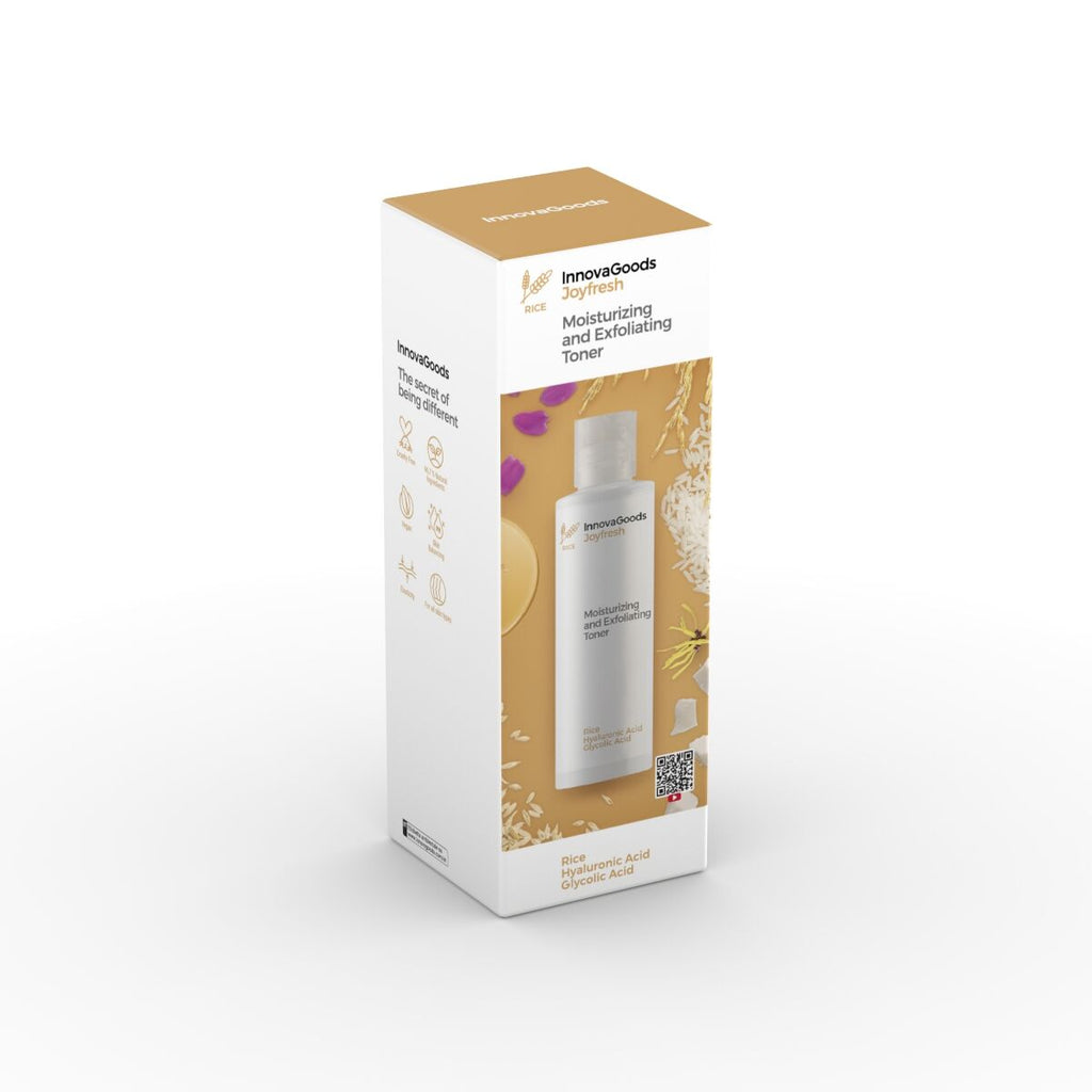 InnovaGoods Feuchtigkeitsspendender Peeling-Gesichtstoner Reis Joyfresh 150 ml – Produktansicht 8
