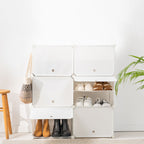 InnovaGoods Mobiler modularer Schuhschrank Weiß – Produktansicht 1