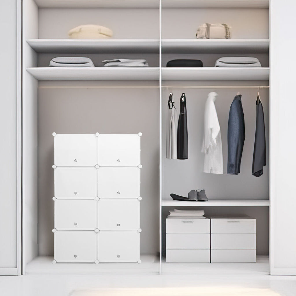 InnovaGoods Mobiler modularer Schuhschrank Weiß – Produktansicht 6
