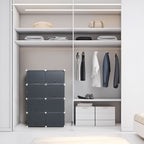 InnovaGoods Mobiler modularer Schuhschrank Grau – Produktansicht 7