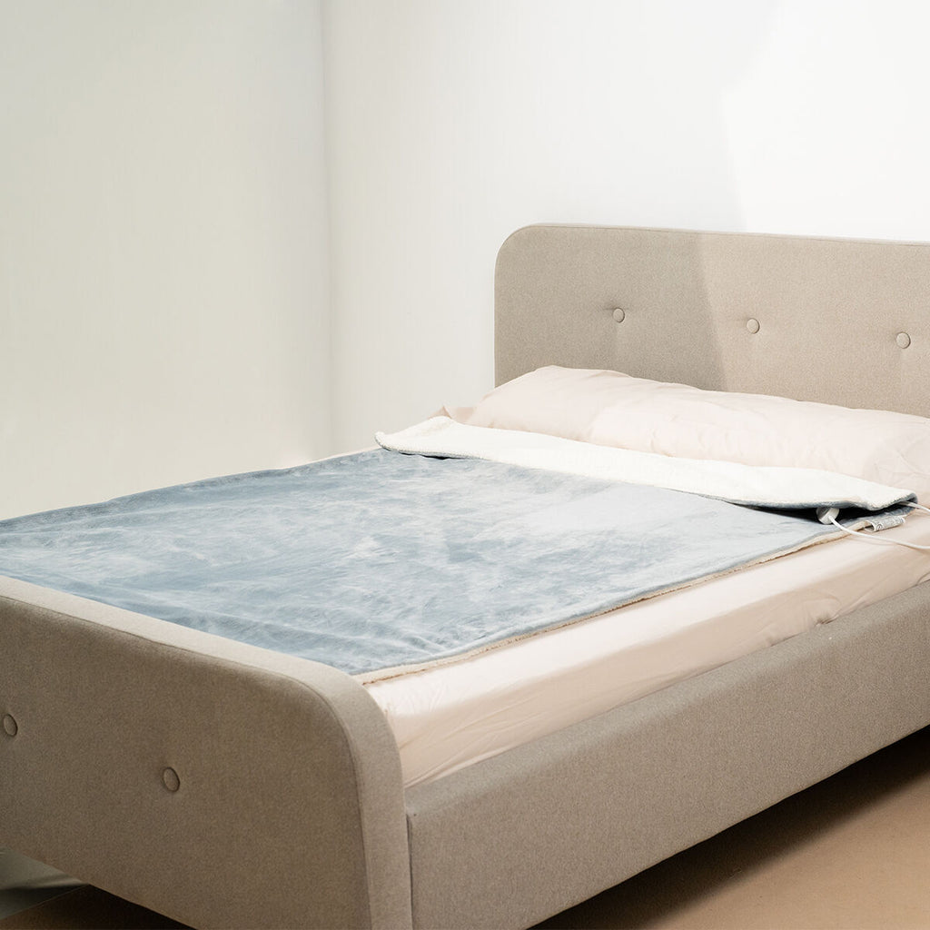 InnovaGoods Heizdecke Heklet Weiß Grau 160 W – Produktansicht 7