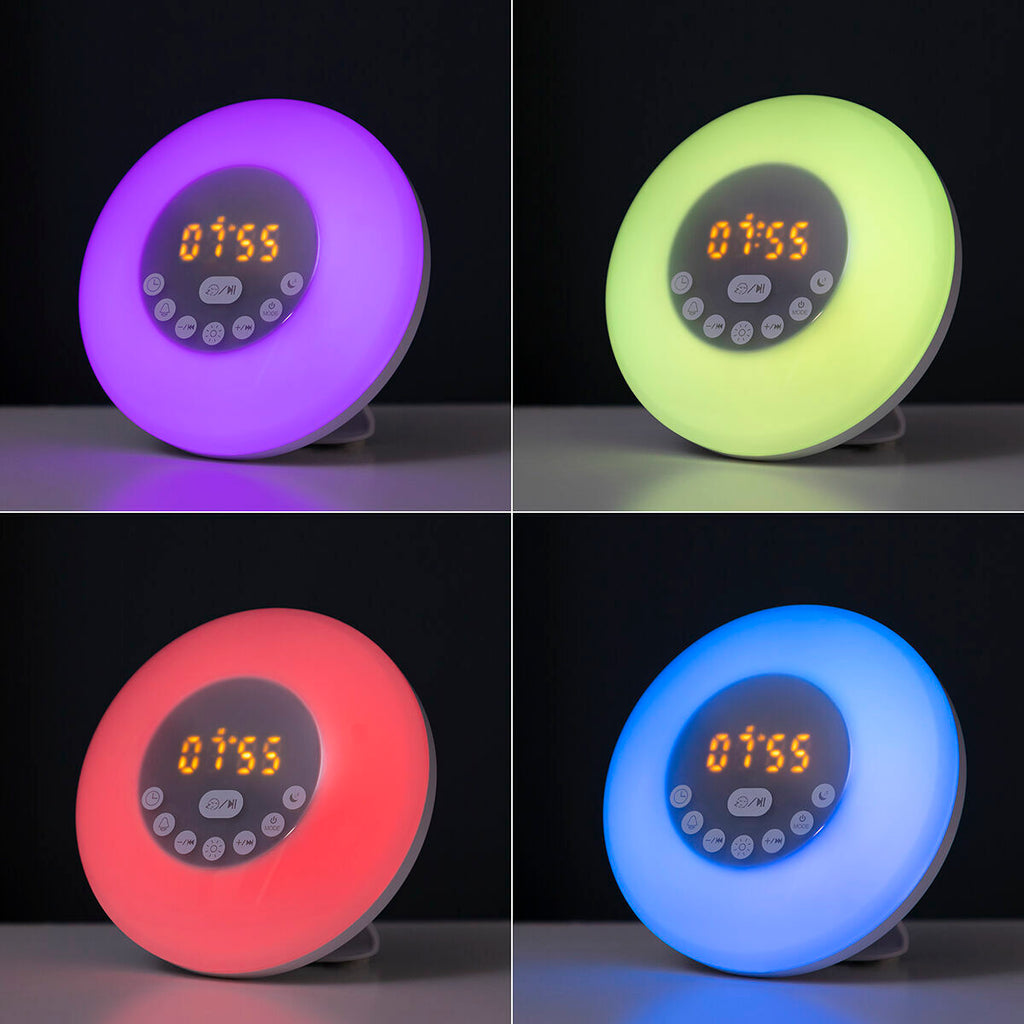 InnovaGoods Wiederaufladbar Lichtwecker mit Lautsprecher Sunrilk – Produktansicht 7