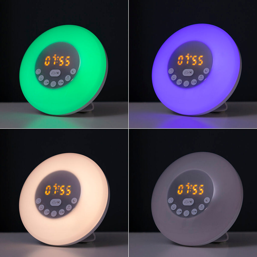 InnovaGoods Wiederaufladbar Lichtwecker mit Lautsprecher Sunrilk – Produktansicht 8