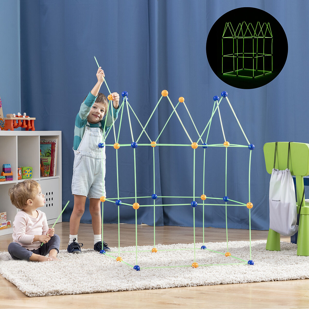 InnovaGoods Kinder-Festungs-Bauset Archikitt – Produktansicht 1