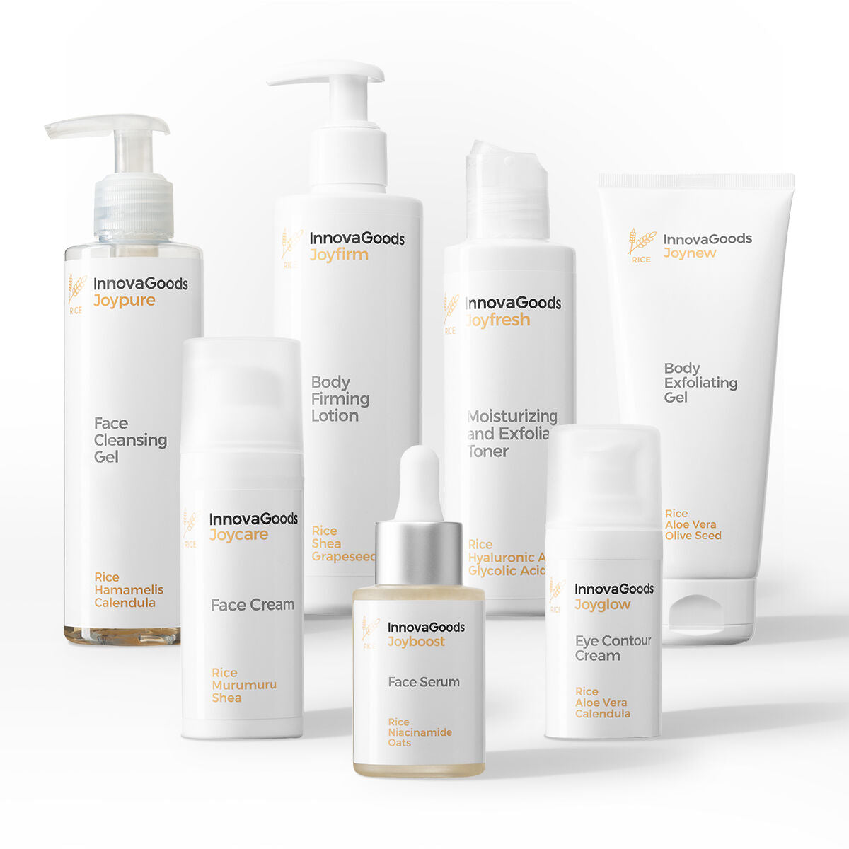 InnovaGoods Gesicht & Körper Routine Packung Reis – Produktansicht 9