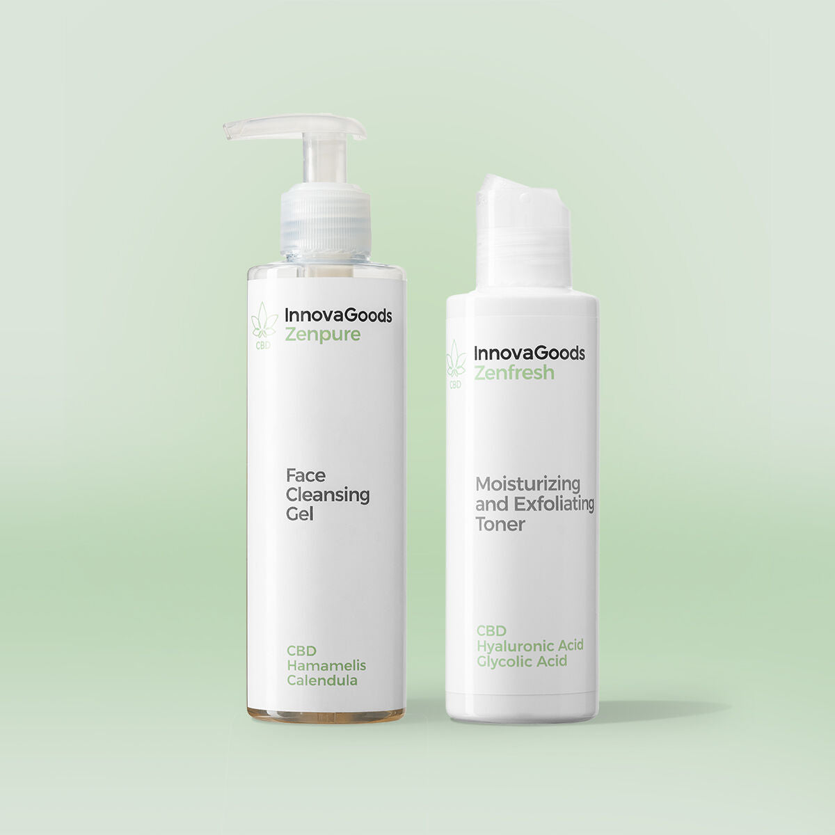 InnovaGoods Gesichtsreinigung Duo Packung CBD – Produktansicht 1