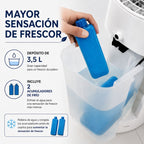 Tragbar Multifunction Tower Evaporative Cooler with Remote Control Hushly InnovaGoods – Produktbild 4