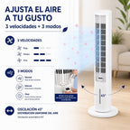 Tragbar Multifunction Tower Evaporative Cooler with Remote Control Hushly InnovaGoods – Produktbild 5