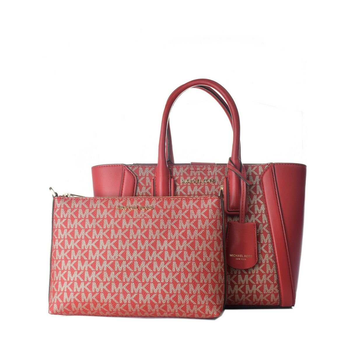 Women's Handbag Michael Kors 35F2G6KC5V-CHILI-GLD Red 24 x 18 x 8 cm - BYAG.Skin CareMichael KorsBYAG.S0368759Women's Handbag Michael Kors 35F2G6KC5V-CHILI-GLD Red 24 x 18 x 8 cm